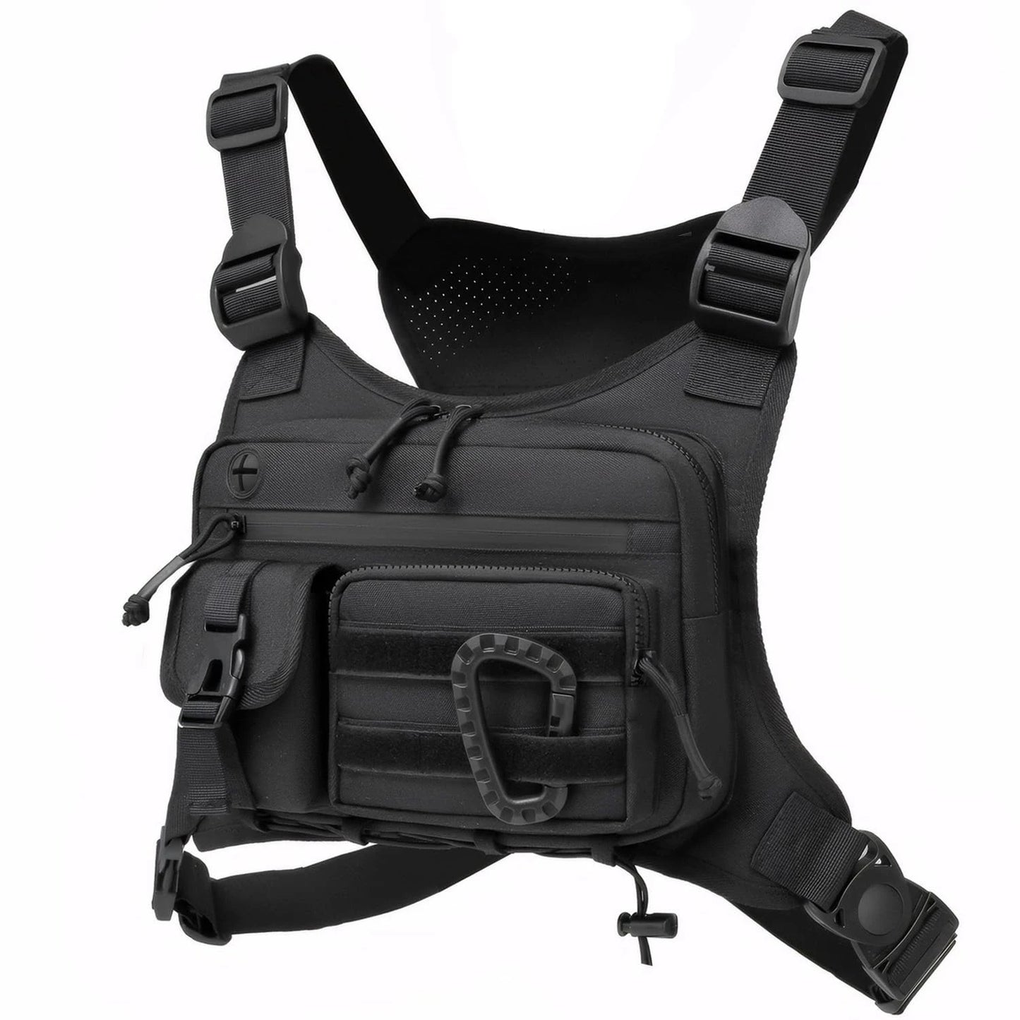 Tactical Chest Bag for Men and Women Running Chest Bag Vest EDC Waterproof Anti-Theft Chest Pack Rig Outdoor Sports & Workouts