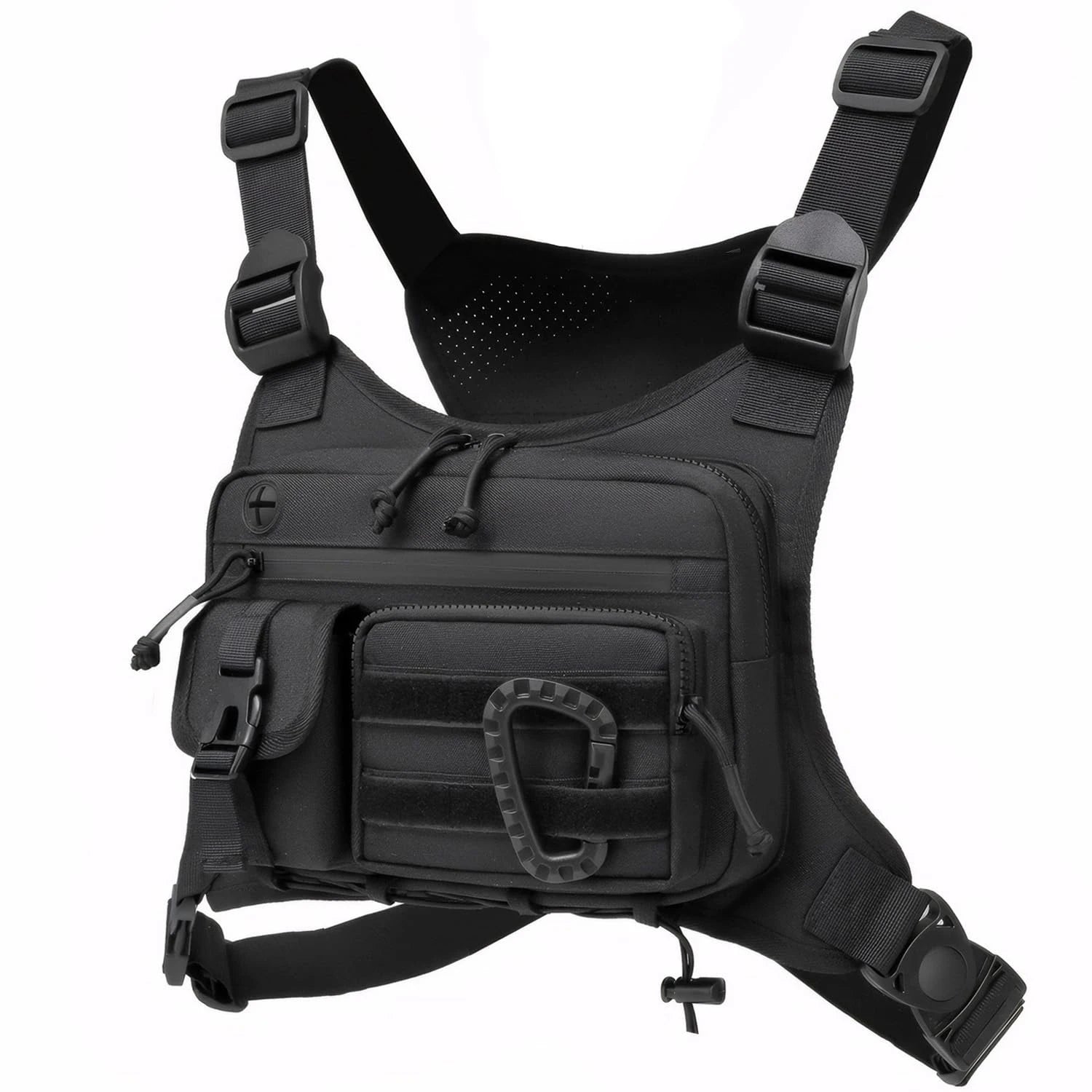 Tactical Chest Bag for Men and Women Running Chest Bag Vest EDC Waterproof Anti-Theft Chest Pack Rig Outdoor Sports & Workouts