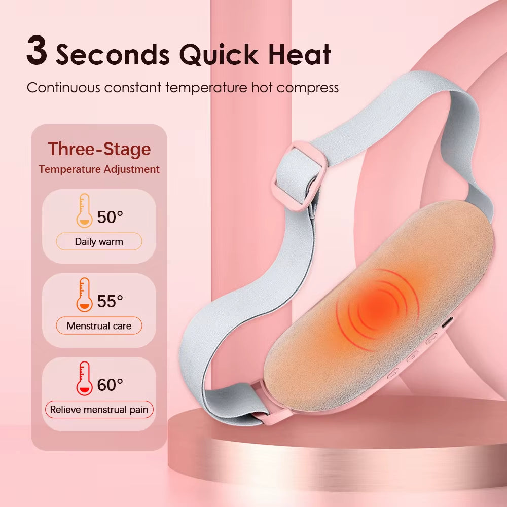 Smart Heating Belt for Menstrual Relief and Full Abdominal Comfort