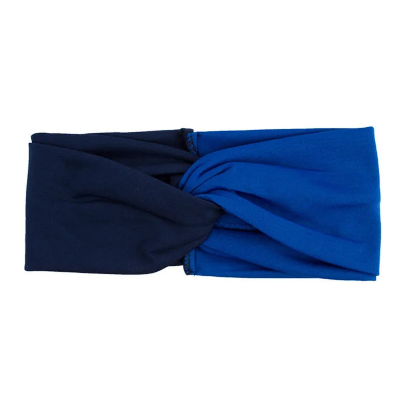 Women'S Headband Fashion Color Block Twist Stretch Headbands Ladies Sports Yoga Towel Color Headbands for Women Mosaic Leopard