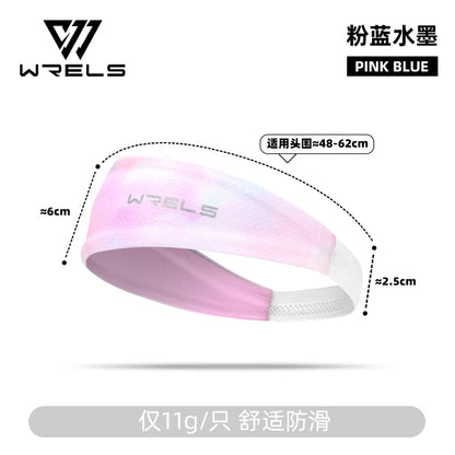 WRELS Breathable Sports Headband Sweatband Hair Band Running Cycling Jog Tennis Yoga Gym Sports Workout Hair Accessories