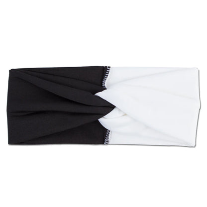 Women'S Headband Fashion Color Block Twist Stretch Headbands Ladies Sports Yoga Towel Color Headbands for Women Mosaic Leopard