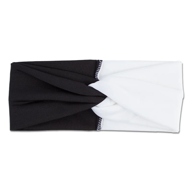 Women'S Headband Fashion Color Block Twist Stretch Headbands Ladies Sports Yoga Towel Color Headbands for Women Mosaic Leopard