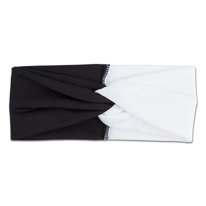 Women'S Headband Fashion Color Block Twist Stretch Headbands Ladies Sports Yoga Towel Color Headbands for Women Mosaic Leopard