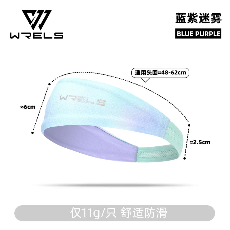 WRELS Breathable Sports Headband Sweatband Hair Band Running Cycling Jog Tennis Yoga Gym Sports Workout Hair Accessories