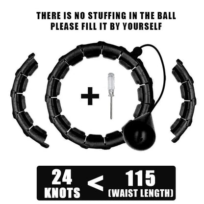 Fitness Hoop Weights to Exercise at Home Sports Entertainment Sport Equipment for Slimming Gym Ring Portable Body