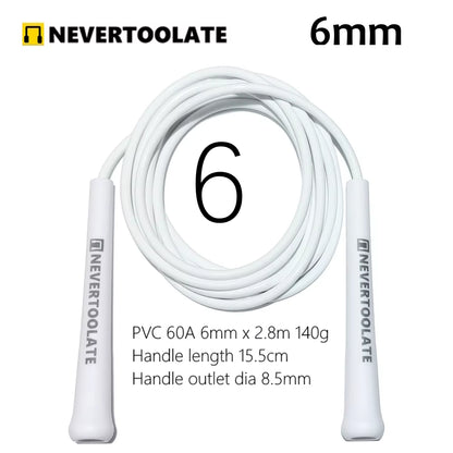 NeverTooLate™ ProSpeed Jump Rope – Lightweight, Durable &amp; Fast