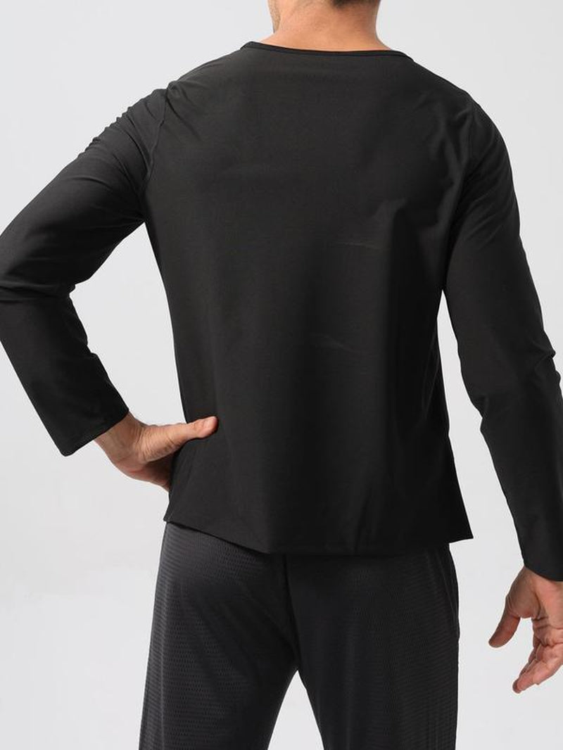 Longsleeves Neoprene Workout Sauna Compression Top