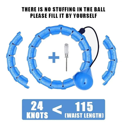 Fitness Hoop Weights to Exercise at Home Sports Entertainment Sport Equipment for Slimming Gym Ring Portable Body