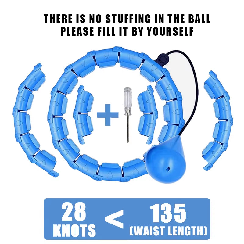 Fitness Hoop Weights to Exercise at Home Sports Entertainment Sport Equipment for Slimming Gym Ring Portable Body