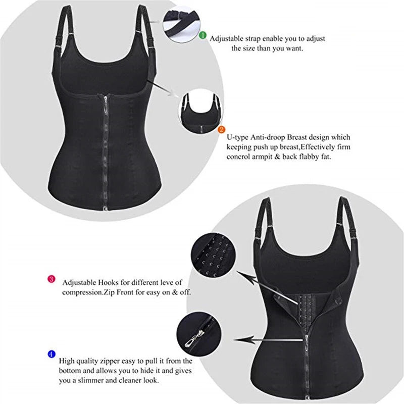 Waist Trainer Corset Body Shaper Vest Slimming Belt Corset Women Shapewear Tummy Postpartum Belly Sheath Corrective Modeling Str