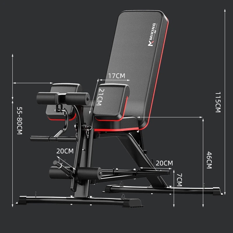 New Upgraded Multi-Function Weightlifting Bench, Home Abdominal Waist Fitness Bench, Dumbbell Training Auxiliary Stool